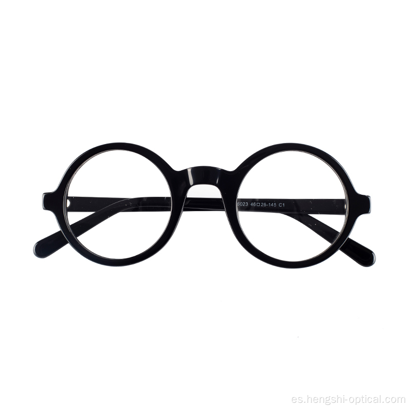Hombres clásicos mujeres marcos ópticos gafas