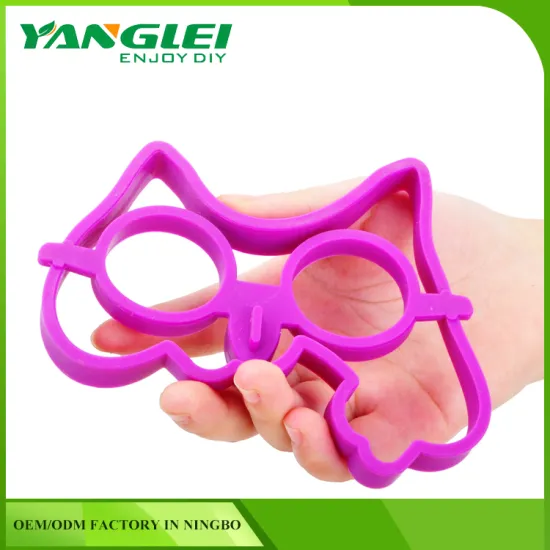 Kitchen Cooking Tools owl shape Silicone Fried Egg Mold Ring