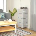 4 Drawers Storage Fabric Dresser Storage Chest Organizes