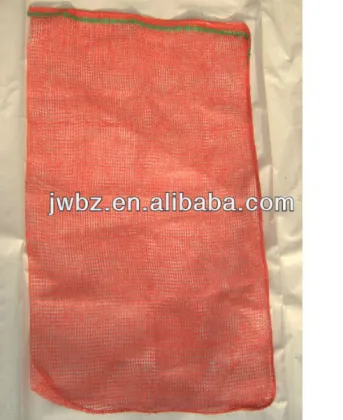 PP L-sewed mesh bags of raschel