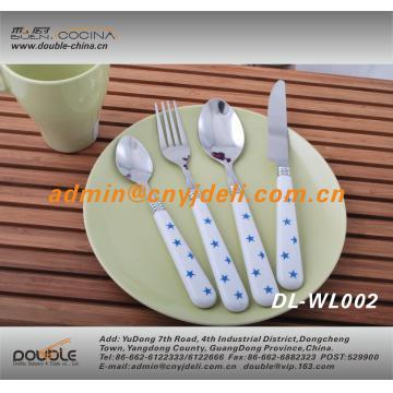 plastic handle dinnerware set