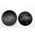 Black Round Metal Pillar Candle Holders