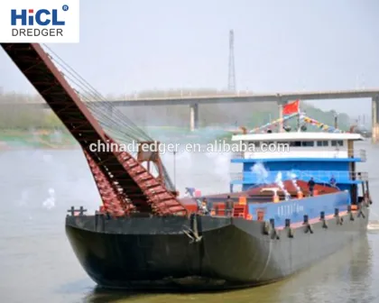 China HICL Dredger Shipyard 300t River Sand Barge with CCS Certificate