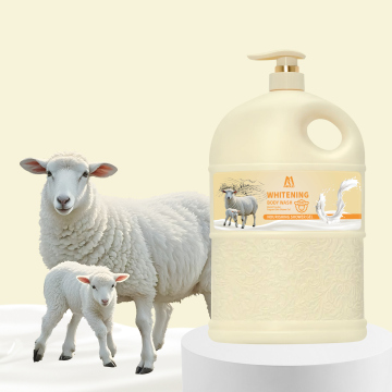 MIDUO OEM Thailand Goat Milk Lavender Scented Hotel Shower Gel for Women