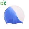 Biểu trưng tùy chỉnh Silicone mũ bơi chuyên nghiệp cho nam giới