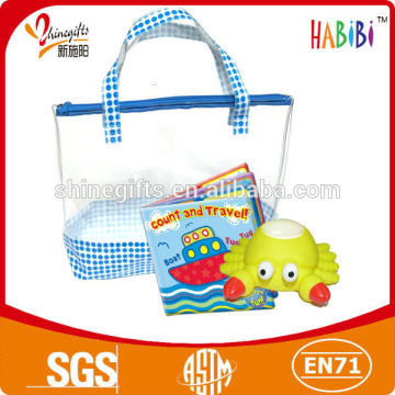 capacity pvc zipper bags with handle