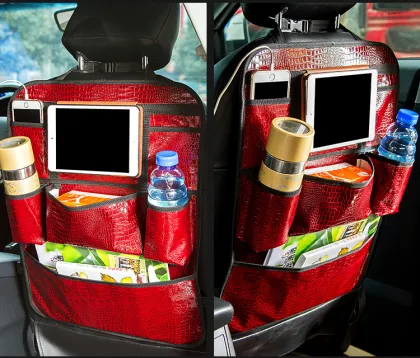 Luxury Alligator Car seat Organizers for car backseat