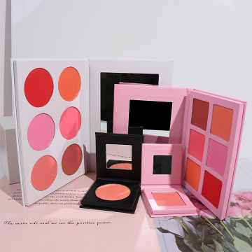 Vegan Powder Blush Palette - Face Blush Highlighter Contour Private Label Makeup