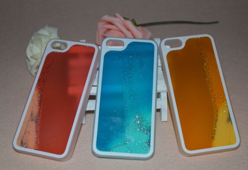 Liquid Wholesale Glowing Waterproof PC Cell Phone Case