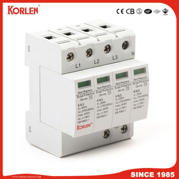 Lightning Surge Arrester 40ka Surge Protection Device 4P