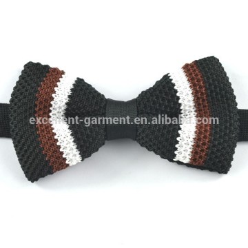 black color cheap knitted bowtie