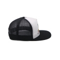 Two Tone Print Logo Snapback Mesh Hat