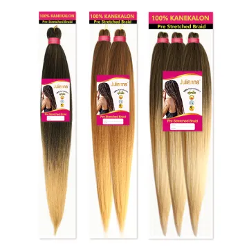 52 Inch Wholesale Purple Long Pre-Stretched Bulk Private Label Braiding Hair Pre Stretch Pre Stretched Braiding Hair