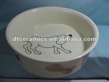 Ceramic cat bowl