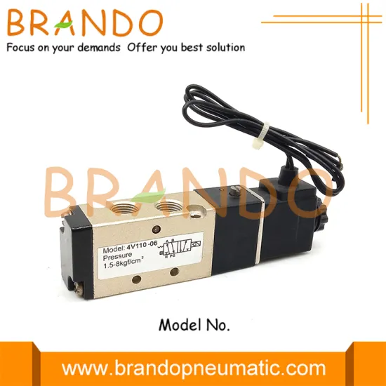 4V110-06 G1/8'' Inch Internal Pilot Pneumatic Solenoid Valve