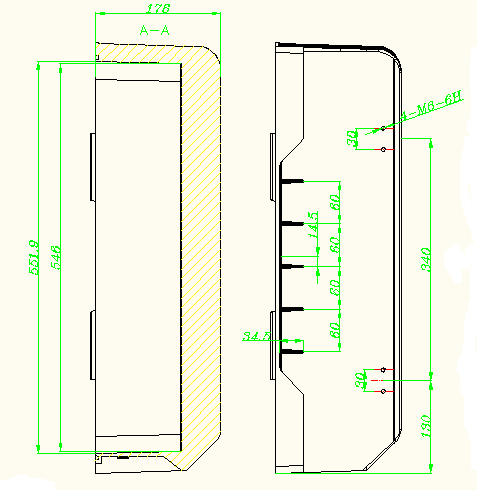 Aluminium repeater housing