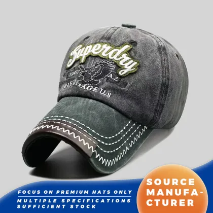 Superdry Heritage Eagle Washed Baseball Caps