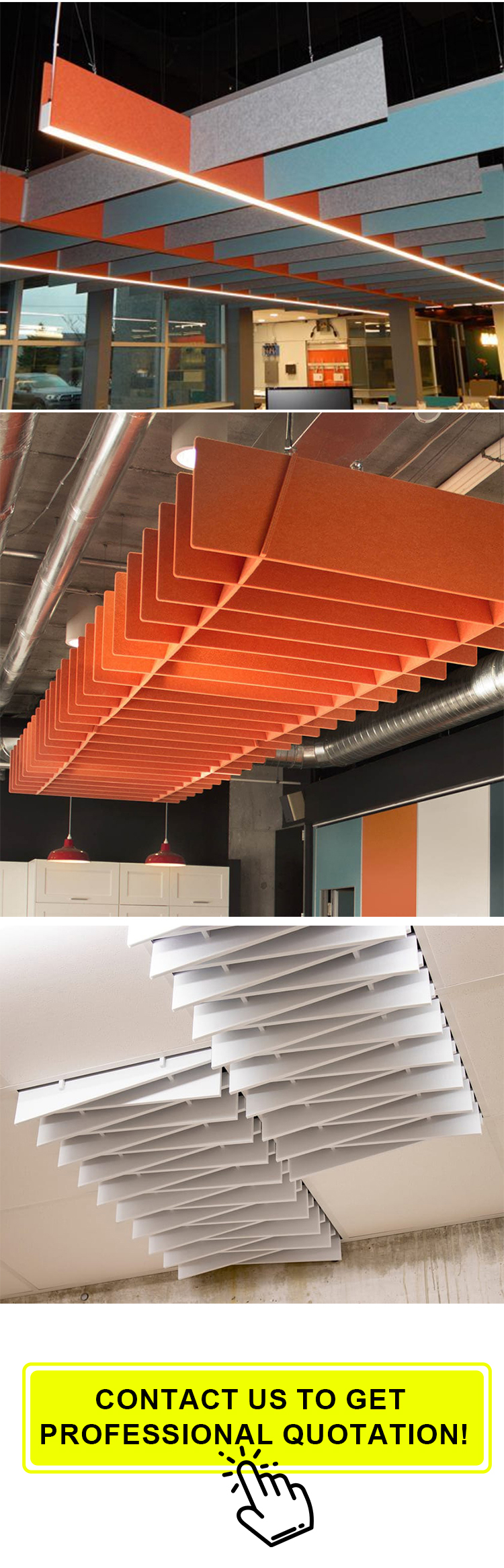 7Polyester Fiber Acoustic Ceiling
