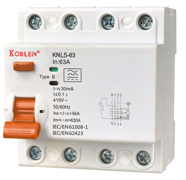 Residual Current Circuit Breaker Rccb B-Type 40a-300ma