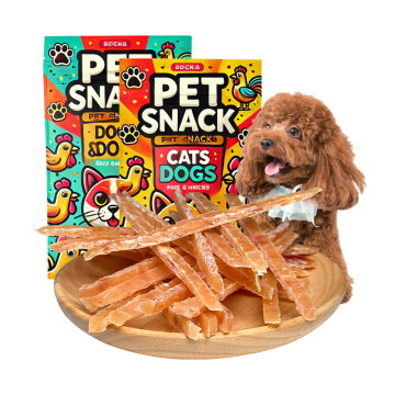 Premium Hypoallergenic Chicken Strip Snacks for Large Adult Dogs - Resealable Bags
