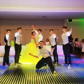 Best-Selling LED Illuminated Dance Floor Mat for Wedding Parties