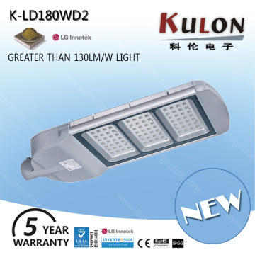 Professional factory provide 135lm/w 180w led street lighting lamp