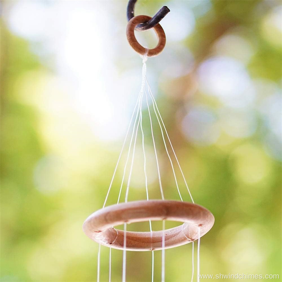 Wind Chime with Agate Slices for Indoor or Outdoor Use