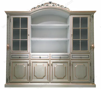 Antique grey bookcase design / commercial bookcase