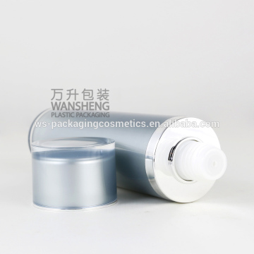 Matt Silver Cosmetic Acrylic 120ml Toner Bottle