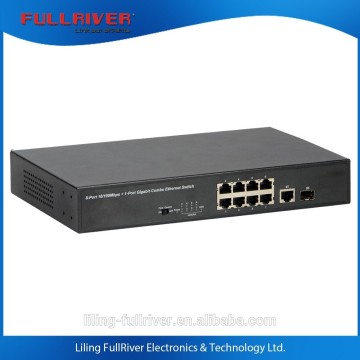 8 Port switch with 2 giga SFP port