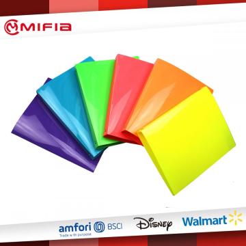 PP Ring Binder Colorful Plastic Mirror Binder