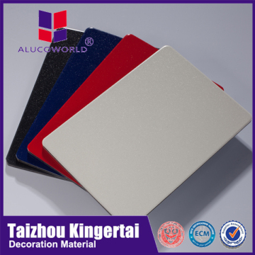 Alucoworld top grade Standard Size 1220mm*2440mm a2 fr aluminum plastic composite sheet
