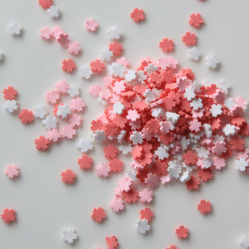 Nouvelle arrivée polymère argile chaude arrose coeur coloré cinq étoiles flocons de neige arc bonbons arrose pour bricolage artisanat faisant