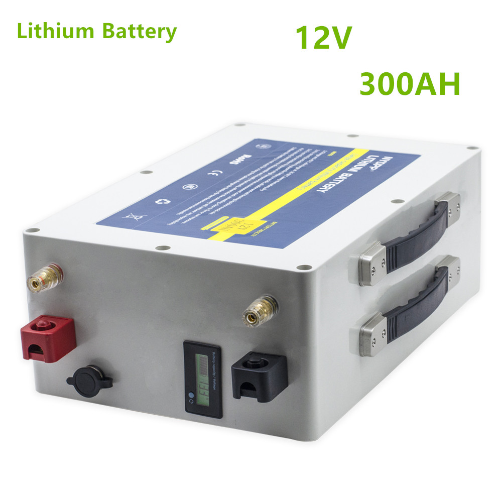 12V 300AH Lithium battery pack 12v 300ah lithium ion battery 12V batteries 300ah for ship's electric motor,RV, MPPT Solar