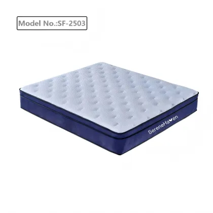 SF-2503 30cm Cool Silk Plush Bed Mattress