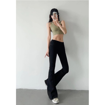 High Waist Stretch Flare Jeans Women