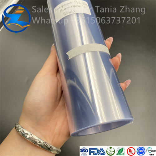 400mic transparent PVC film for drug packaging