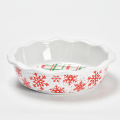 Amazon Weihnachtsblumenstein -Keramik -Kuchen -Backform
