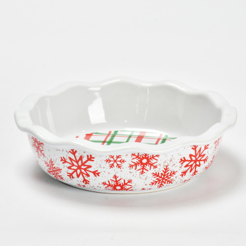 Amazon Christmas Flowrewread Vergic Ceramic Pie Baking Plat