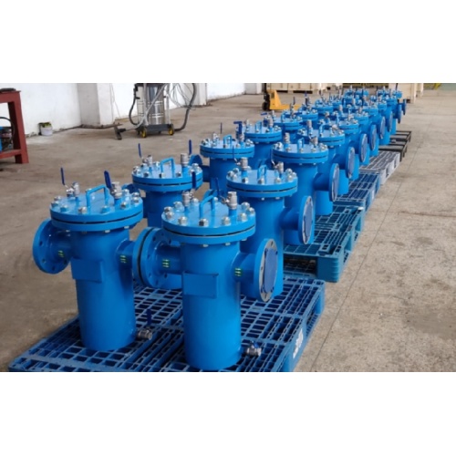 Basket strainer with stainless steel