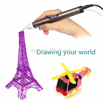2017 Cheapest Price and Lowest Temperature 3d printing pen safety printing pen with adjustable mode of operation