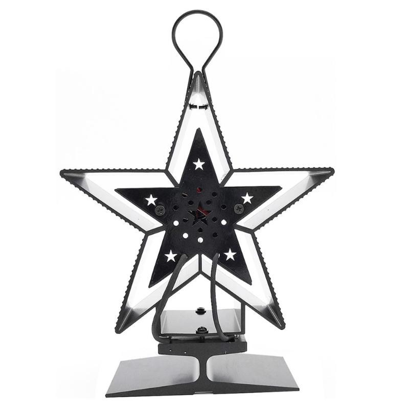 Pentagram Shaped Fireplace Fan 4 Blade Heat Powered Stove Fan Wood Burner Efficient Heat Distribution Quiet Equipment