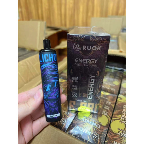 RUOK Energy Wholesale 5000 Puffs Preço