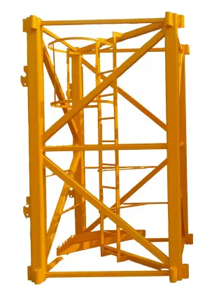 Square Tube Tower Crane Parts Mast Section