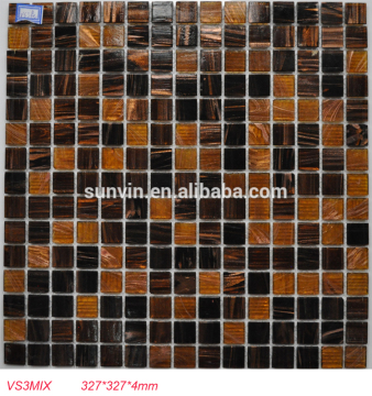Swimming pool tile material glass mosaic