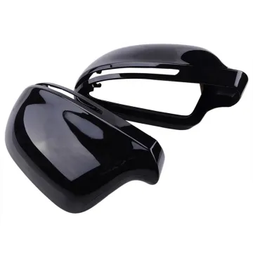 Carbon Fiber Rearview Mirror Cover Cap Replacement for Audi B8 2009-2012 A4/A4L/A5