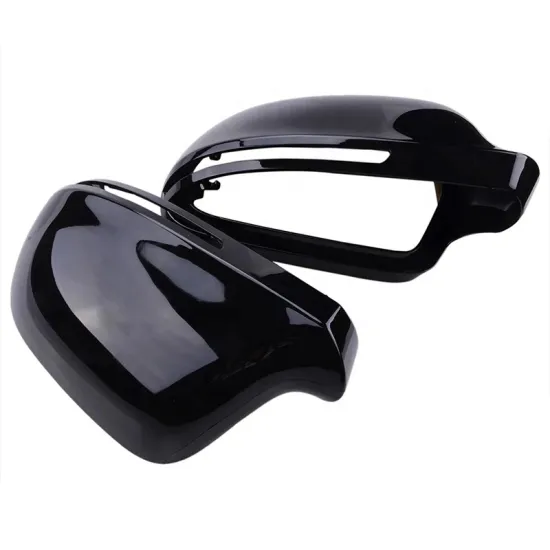 Carbon Fiber Rearview Mirror Cover Cap Replacement for Audi B8 2009-2012 A4/A4L/A5