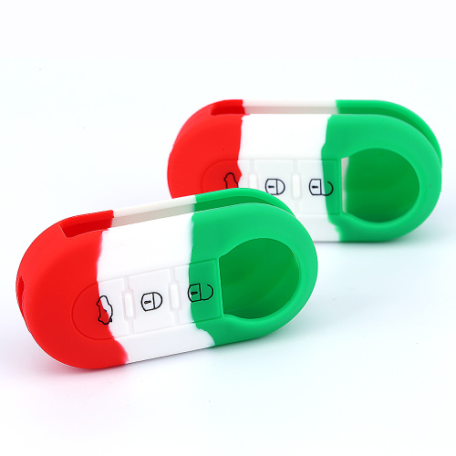Topbest Silicone Car Key Cover For Fiat 500