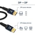 Assemblages de câbles DP OEM 16K DisplayPort 2.0 Câble