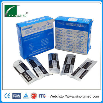 Disposable Sterile Carbon Steel Scalpel Blades 22